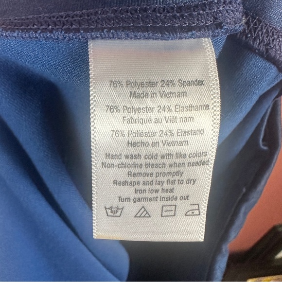 Alo Yoga Airbrush Navy Camouflage Print Leggings Size Small - Picture 6 of 7